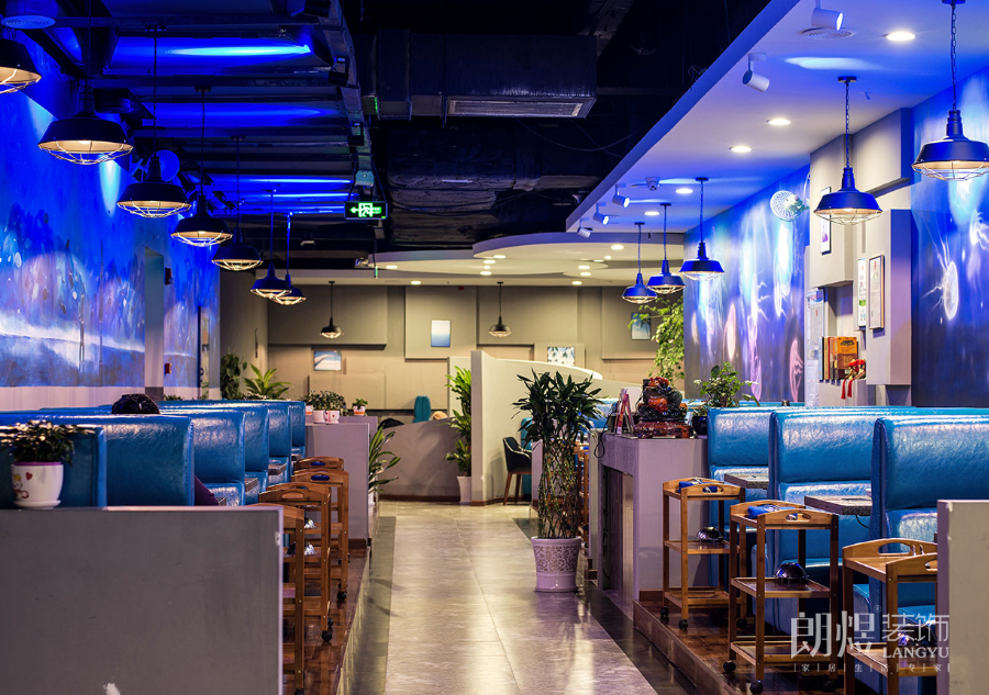 海鲜餐厅用餐区设计效果图