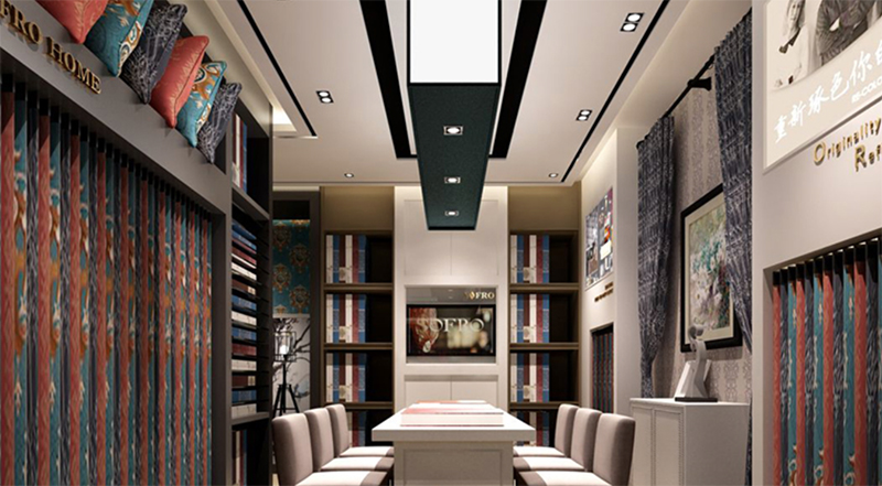 40-80平窗帘店展厅如何布局？