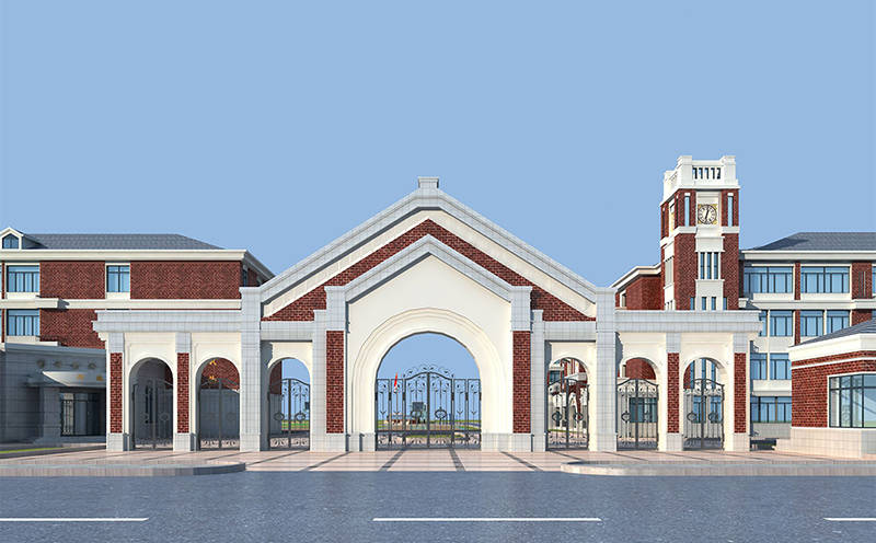 教学楼门头装修设计效果