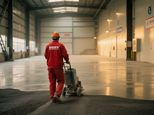 厂房装修为什么建议地面采用耐磨地坪金刚砂？