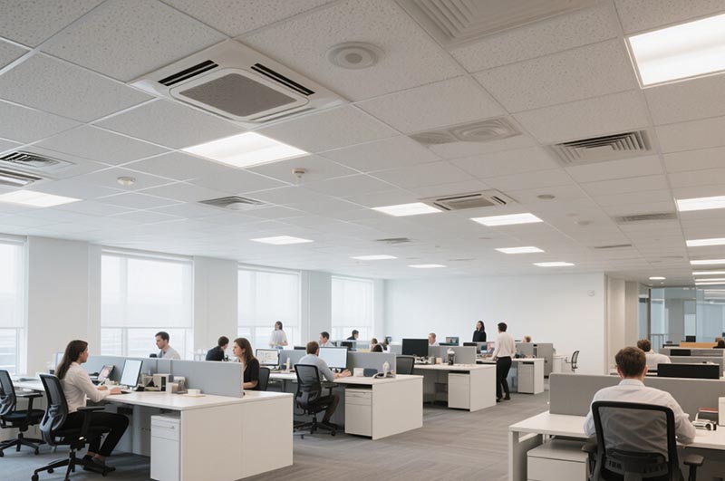 办公室矿棉板吊顶顶棚工程