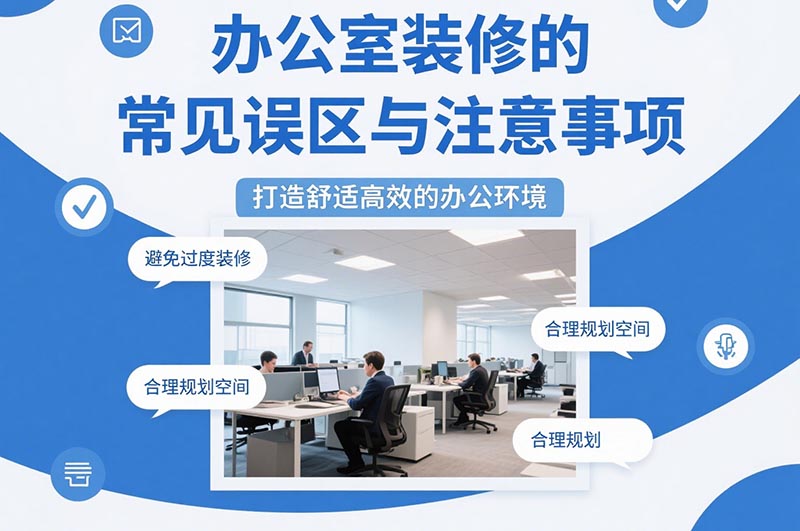 办公室装修的常见误区与注意事项​