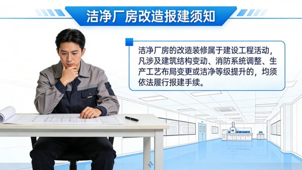 洁净厂房的改造装修是否也需要报建？